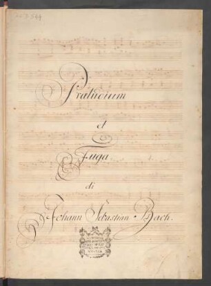 Präludien und Fugen; cemb; a-Moll; BWV 894