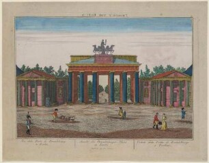 Das Brandenburger Tor in Berlin, Guckkastenbild