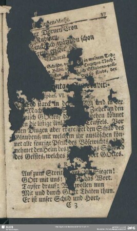 [Am Sonntage Invocavit. Ephes. VI. V. ...]