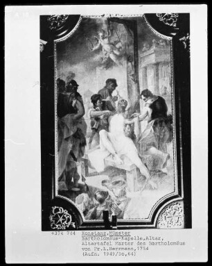 Altar, Altartafel: Marter des Bartholomäus