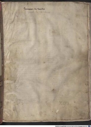 Jacobus de Voragine. Sermones de sanctis - BSB Clm 14342