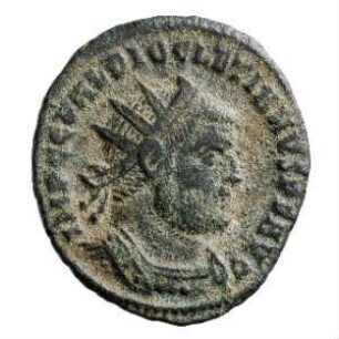 Münze, Follis, 295 - 299 n. Chr.