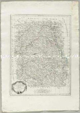 Carte du Gouvernement de Champagne et Brie