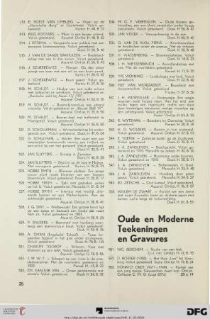 Oude en moderne Teekeningen en Gravures (Nr. 551-628)