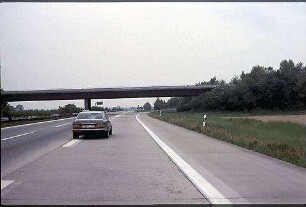 Ausfahrt Ost von Hauptfahrbahn Ost (Heidelberg Richtung Frankfurt)