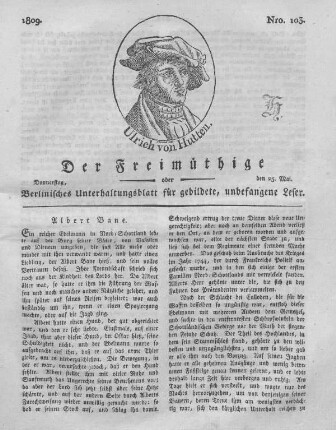 Nro. 103., Donnerstag, den 25. Mai 1809