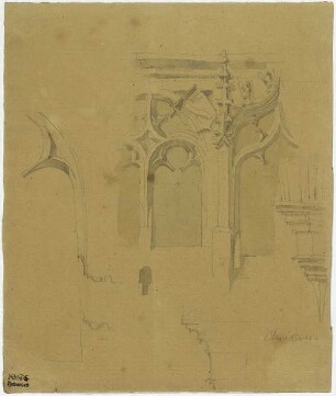 Ehemalige Stiftskirche zu Obernkirchen, Maßwerk, Gewölbekonsole