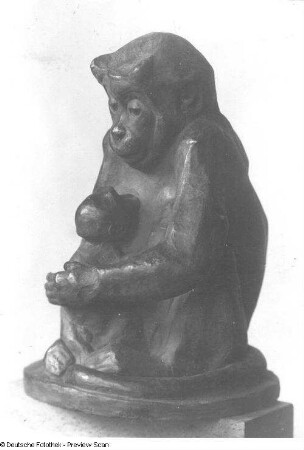 Schützend (Affenmutter)