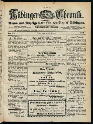 845-860, 22. Oktober (Nro. 205) - 26. Oktober (Nro. 208)