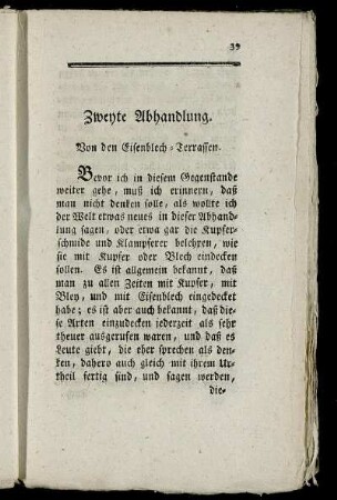 Zweyte Abhandlung.