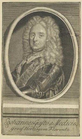 Bildnis des Johannes Gasto de Medicis, Gross-Hertzog von Florentz