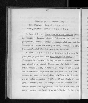 Sitzung am 17. Januar 1922.