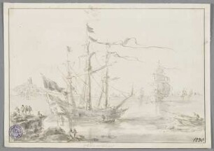 Segelschiffe im Hafen