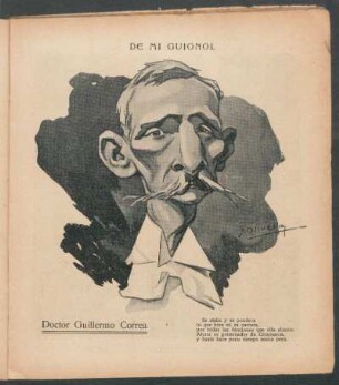 Doctor Guillermo Correa - [Caricatura] : De mi Guignol