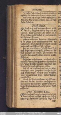 Buß-Lied.