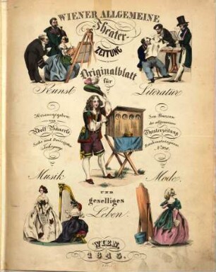 Allgemeine Theaterzeitung : Originalblatt für Kunst, Literatur, Musik, Mode und geselliges Leben. 1843,[2] = Jg. 36