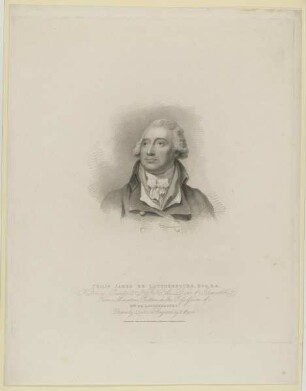 Bildnis des Philip James de Loutherbourg