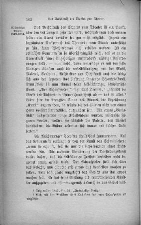 Das Verhältniß des Staates zum Theater.