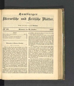 No. 110. 23. Oktober 1850