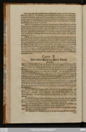 Caput II. Von rechter Maaß der Mittel Grund-Schrifft.