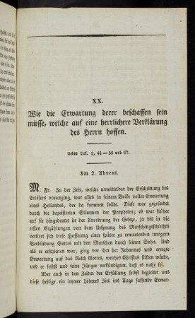 557-565, XX. Wie die Erwartungen derer beschaffen sein müsse...