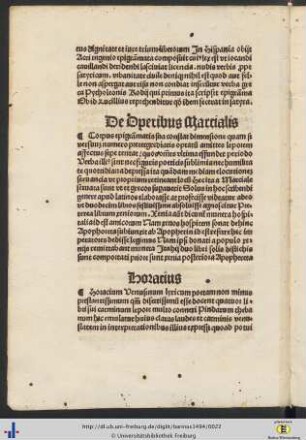 De Operibus Marcialis.