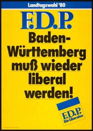 FDP, Landtagswahl 1980