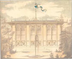Reiffenstuel, Michael; Gartenhaus - Ansicht