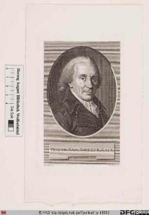 Bildnis Friedrich Samuel Gottfried Sack