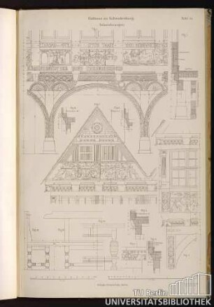 Tafel 34. Rathaus zu Schwalenberg. Teilzeichnungen.