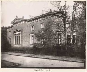 Villa Kabrun, Berlin-Tiergarten: Ansicht (aus: Julius Kohte, Alt-Berlin, Bauwerke in Berlin und Charlottenburg, aufgenommen 1907-1914)