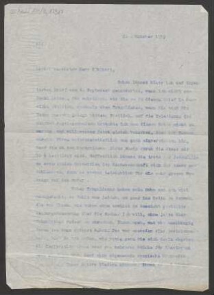 Brief an Eugen d' Albert : 21.10.1913