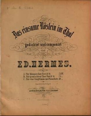 Das einsame Röslein im Thal