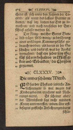 (CLXXXV.) Die unverschämte Wittib.