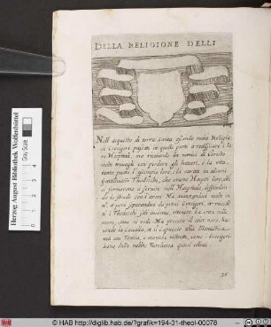 DELLA RELIGIONE DELLI [CROCIGERI DI SIRIA].