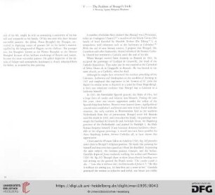 V. The Problem of Bruegel's Faith