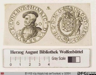 Bildnis Heinrich d. J., Herzog zu Braunschweig-Lüneburg-Wolfenbüttel (reg. 1514-68)