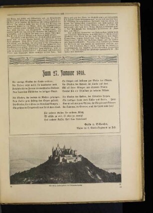 Gedicht: Zum 27. Januar 1918.