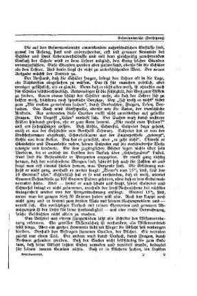 Grundsätzliches : [Fortsetzung] ; [Beilage Gesamtunterricht]