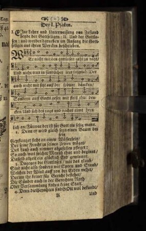 Der I. Psalm [-150. Psalm]