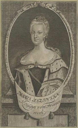 Bildnis von Maria Leszinski, Königin von Frankreich