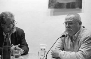 Berlin-Mitte : In Berlin-Mitte, Brecht-Haus, Richard Pietrass und Jürgen Rennert