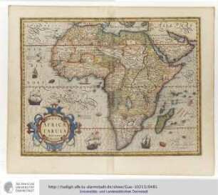 Nova Africae Tabula. Auctore Jodoco Hondio