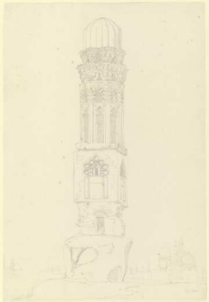 Minarett der al-Hakim-Moschee in Kairo