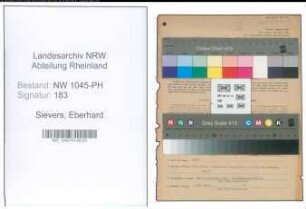 Entnazifizierung Eberhard Sievers , geb. 06.01.1911 (Arzt)
