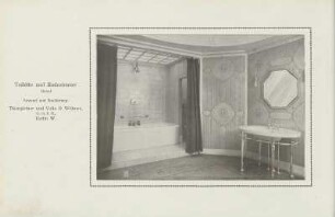 Toilette und Badezimmer. Detail