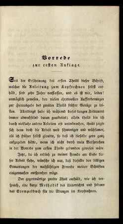 Vorrede zur ersten und zweiten Auflage.