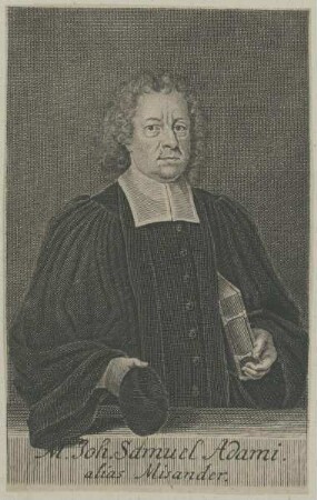 Bildnis des Joh. Samuel Adami