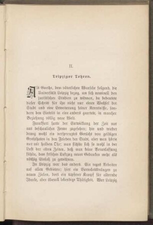 II. Leipziger Lehren.
