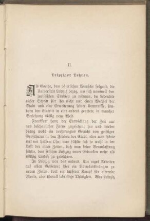 II. Leipziger Lehren.